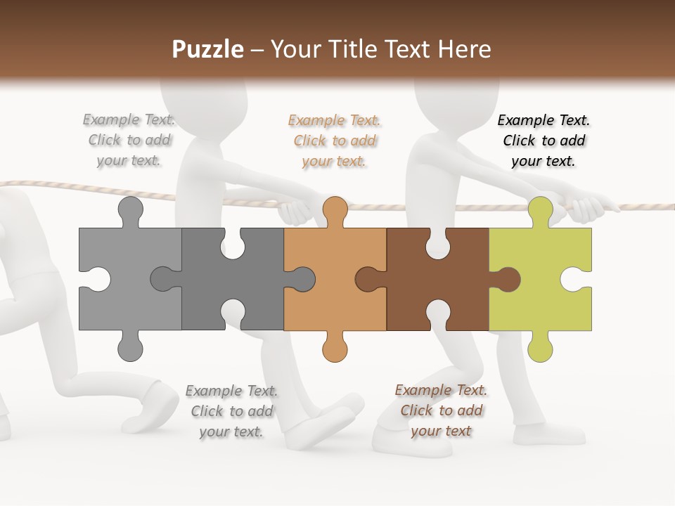 Abstract Art Team PowerPoint Template