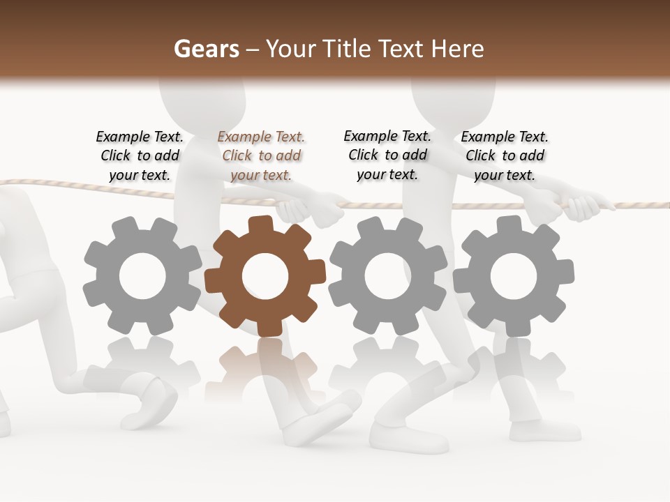 Abstract Art Team PowerPoint Template