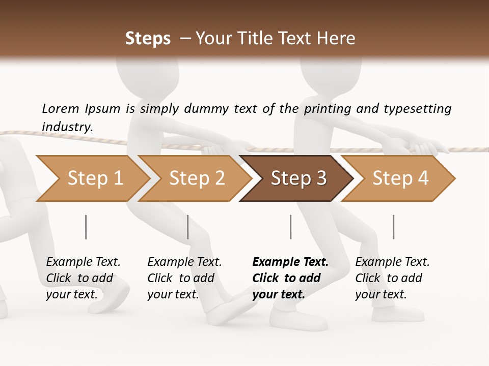 Abstract Art Team PowerPoint Template