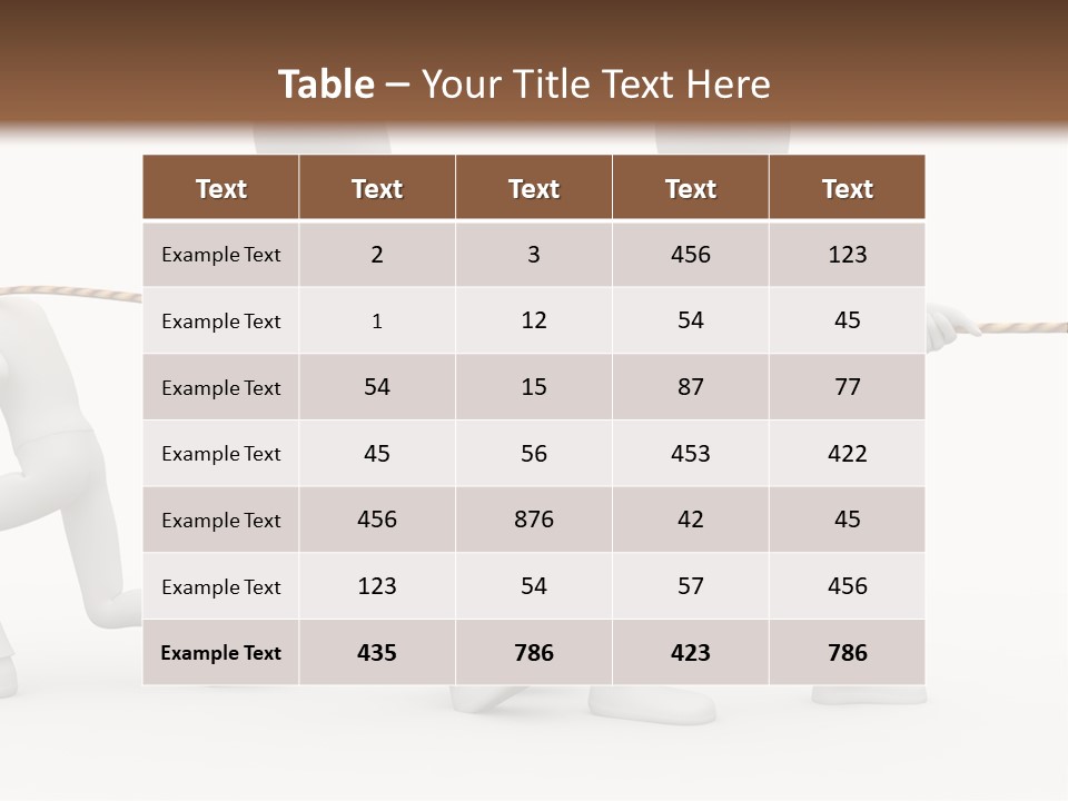 Abstract Art Team PowerPoint Template