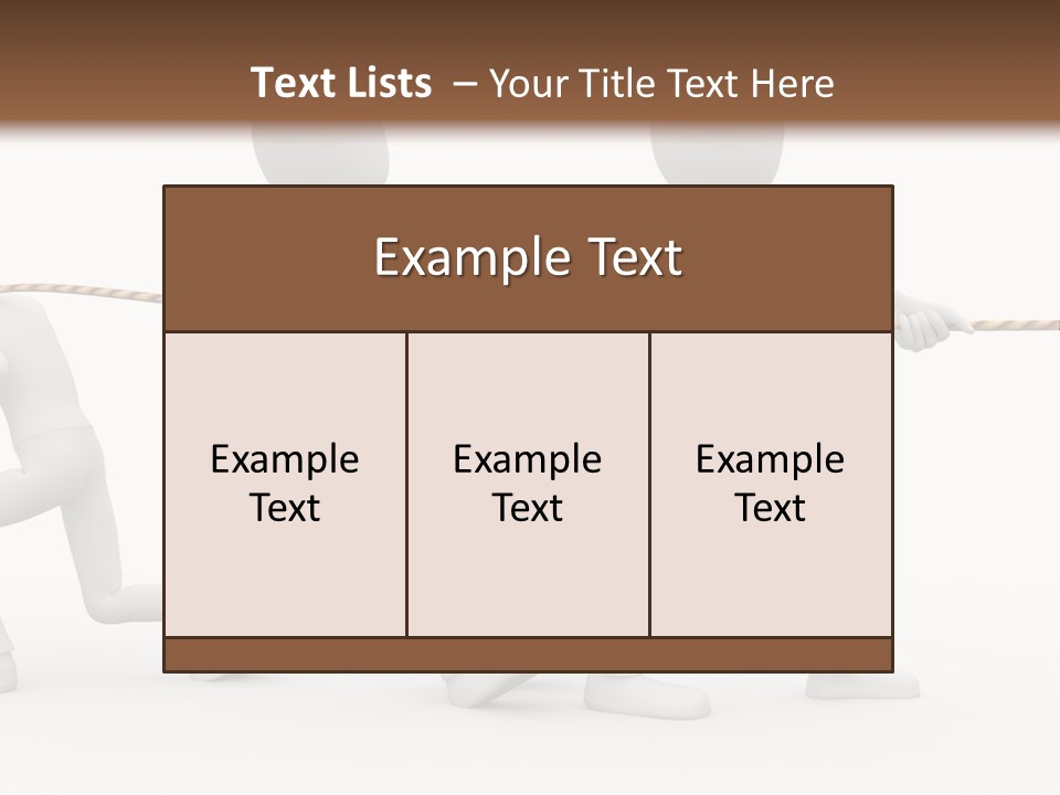 Abstract Art Team PowerPoint Template