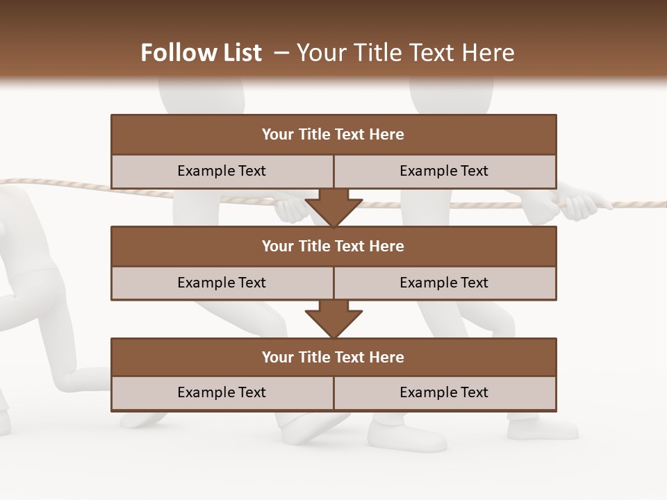 Abstract Art Team PowerPoint Template