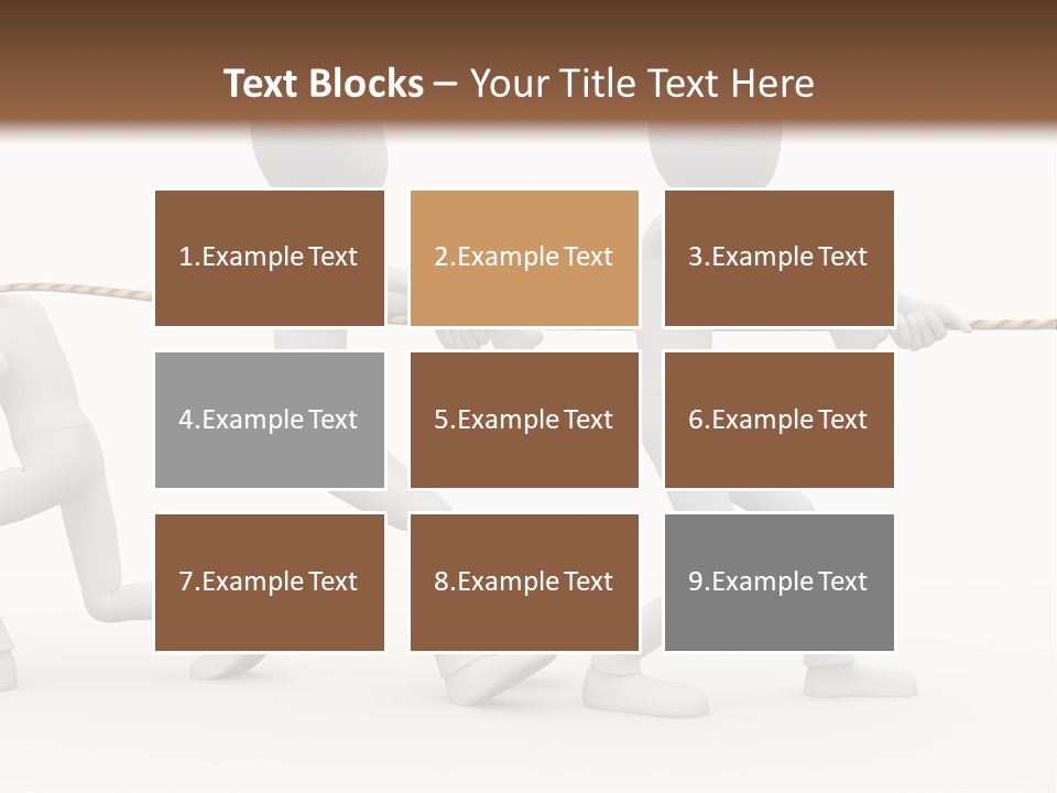 Abstract Art Team PowerPoint Template