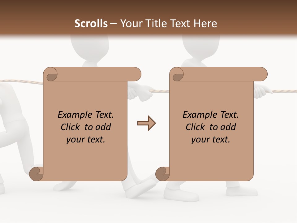 Abstract Art Team PowerPoint Template