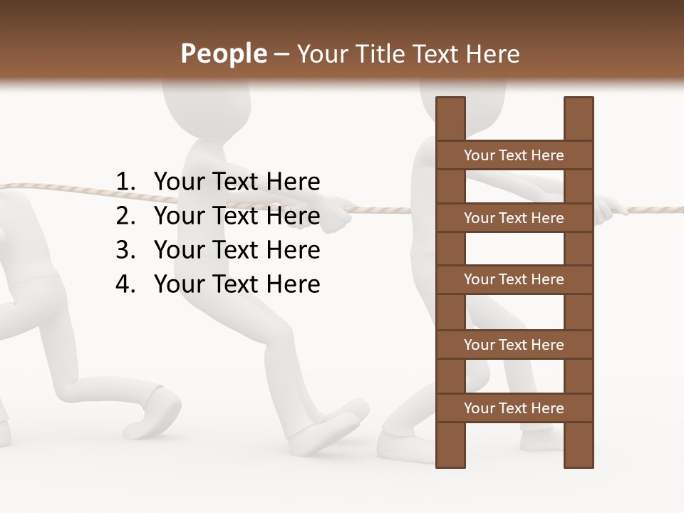 Abstract Art Team PowerPoint Template