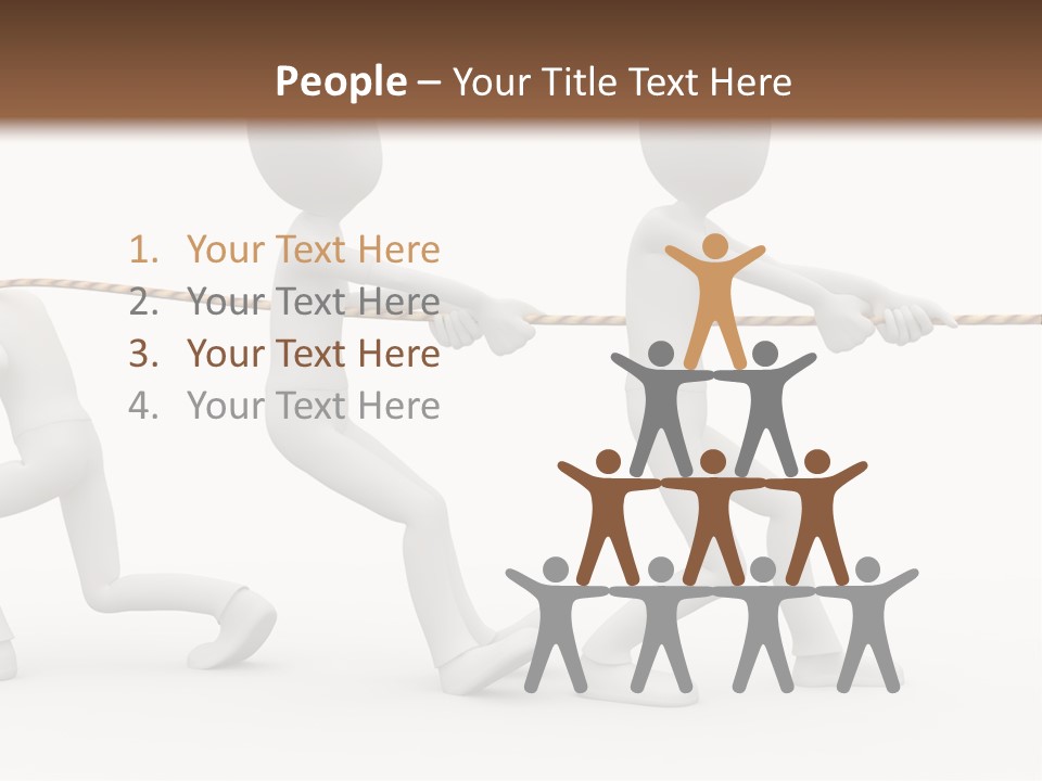 Abstract Art Team PowerPoint Template