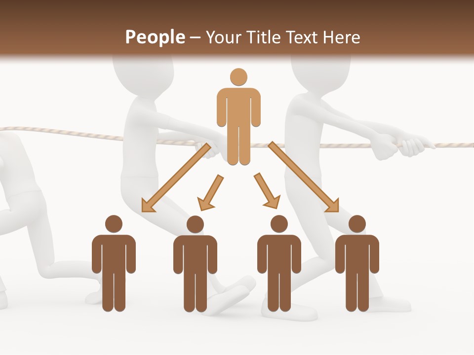 Abstract Art Team PowerPoint Template