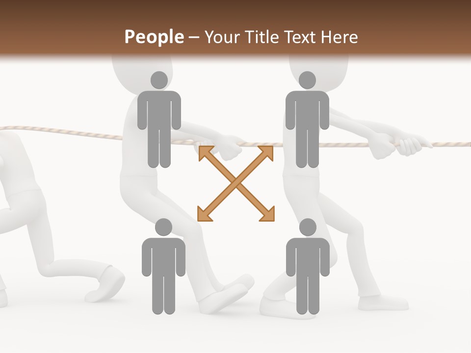 Abstract Art Team PowerPoint Template