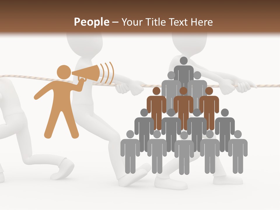 Abstract Art Team PowerPoint Template