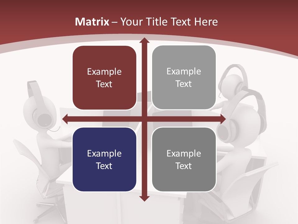 Render Microphone Man PowerPoint Template