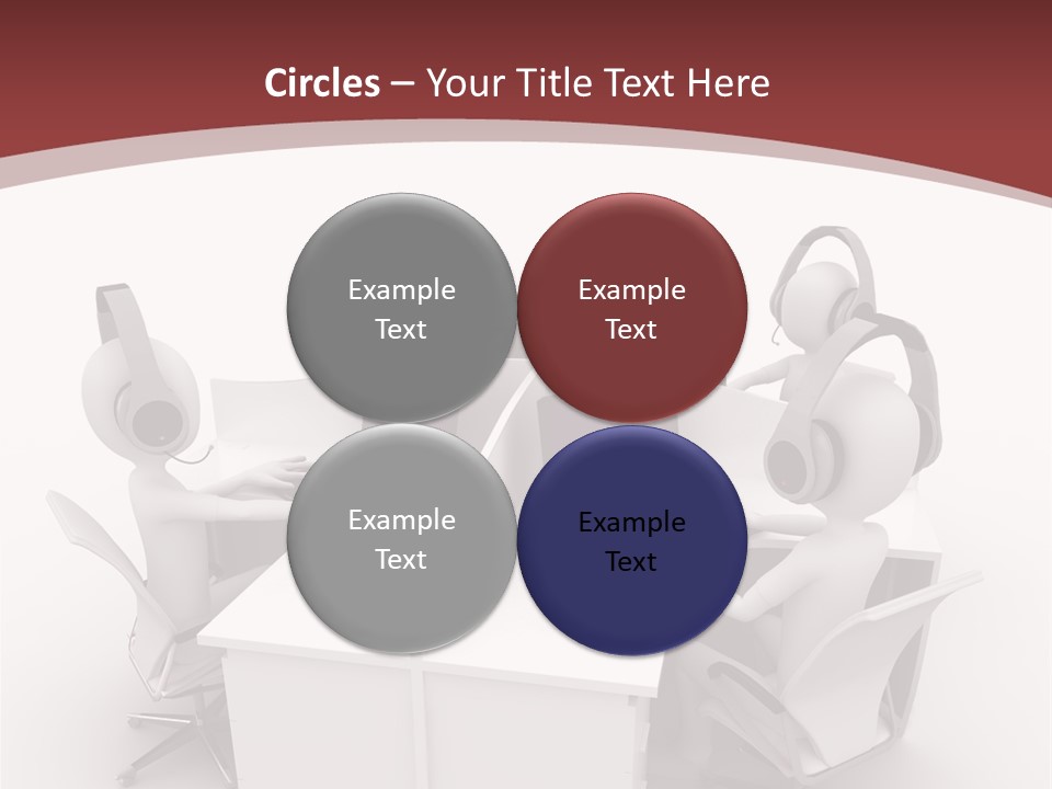 Render Microphone Man PowerPoint Template