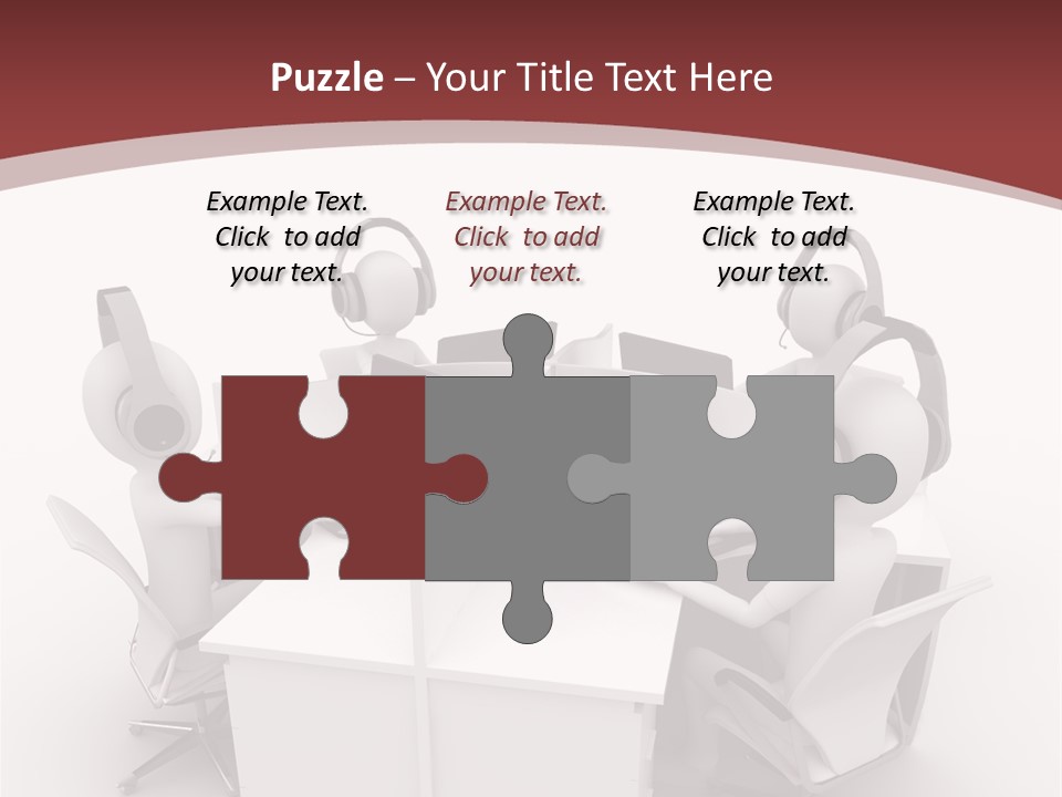 Render Microphone Man PowerPoint Template