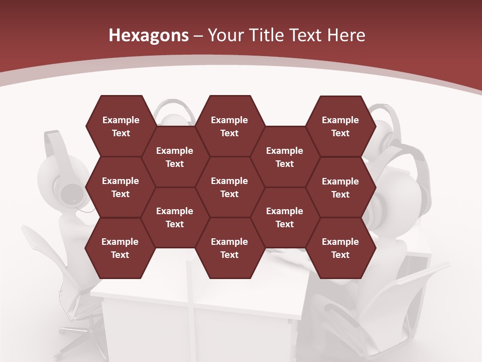 Render Microphone Man PowerPoint Template