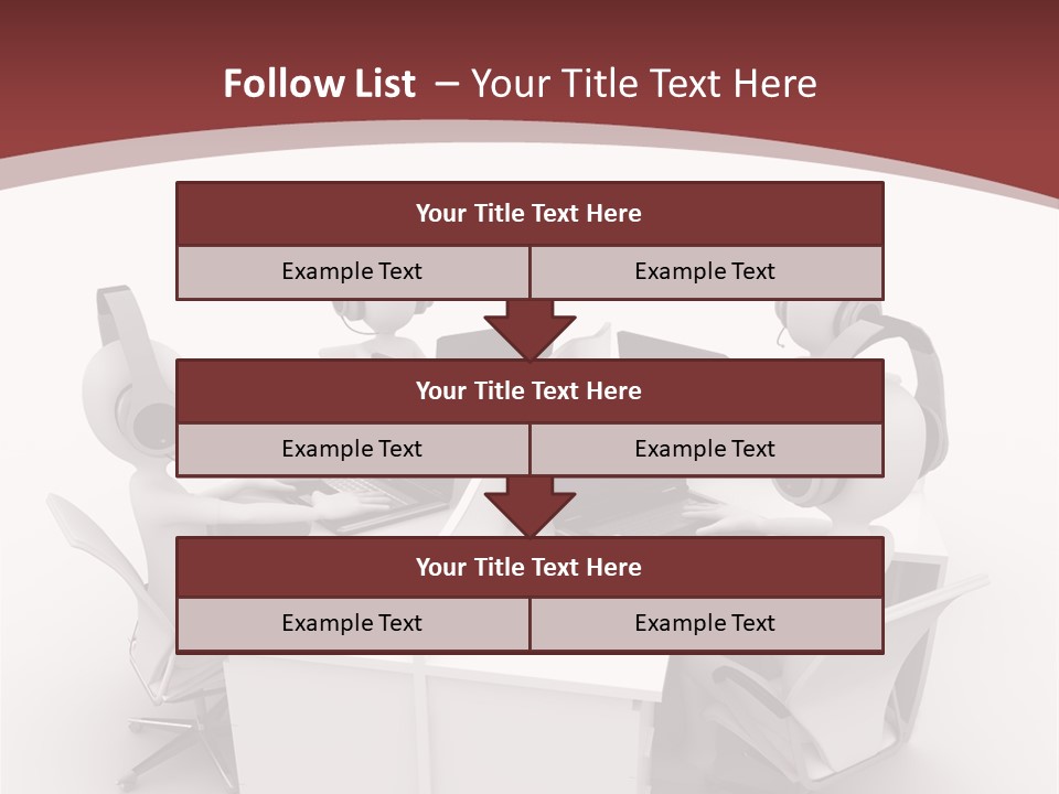 Render Microphone Man PowerPoint Template