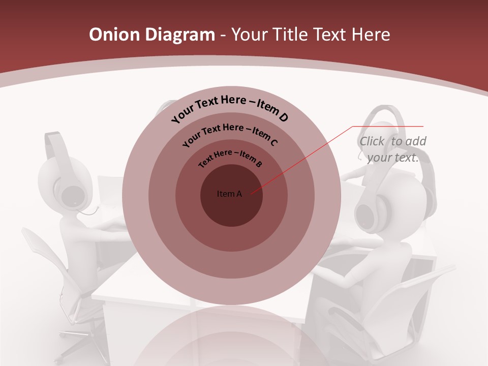 Render Microphone Man PowerPoint Template