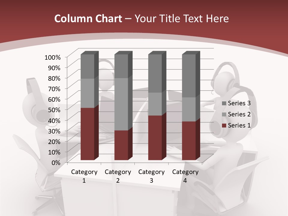 Render Microphone Man PowerPoint Template