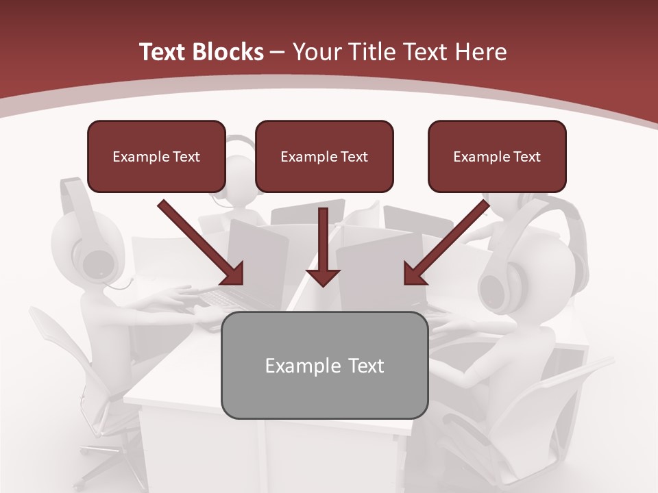 Render Microphone Man PowerPoint Template