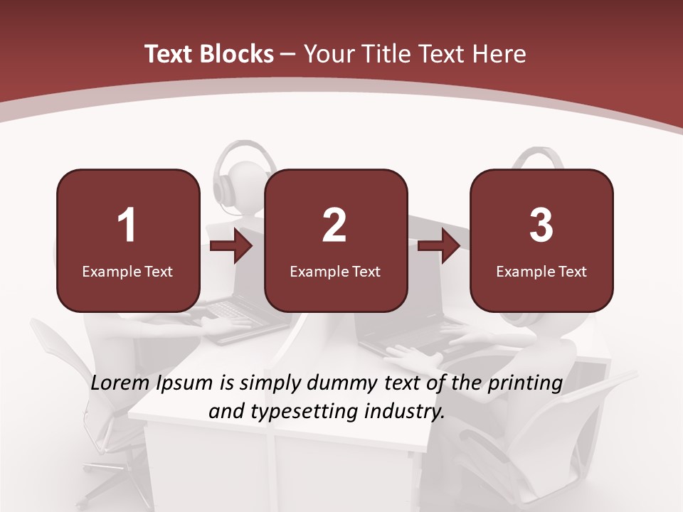 Render Microphone Man PowerPoint Template