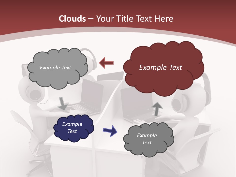 Render Microphone Man PowerPoint Template
