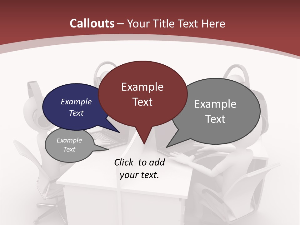 Render Microphone Man PowerPoint Template