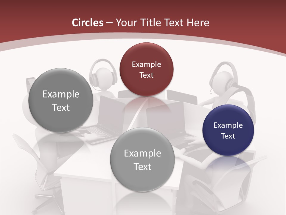 Render Microphone Man PowerPoint Template