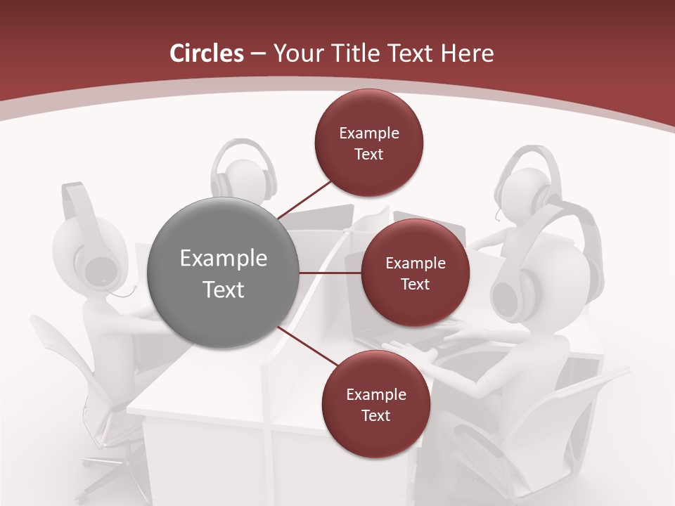 Render Microphone Man PowerPoint Template