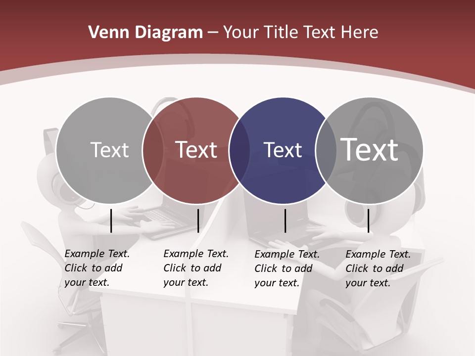 Render Microphone Man PowerPoint Template
