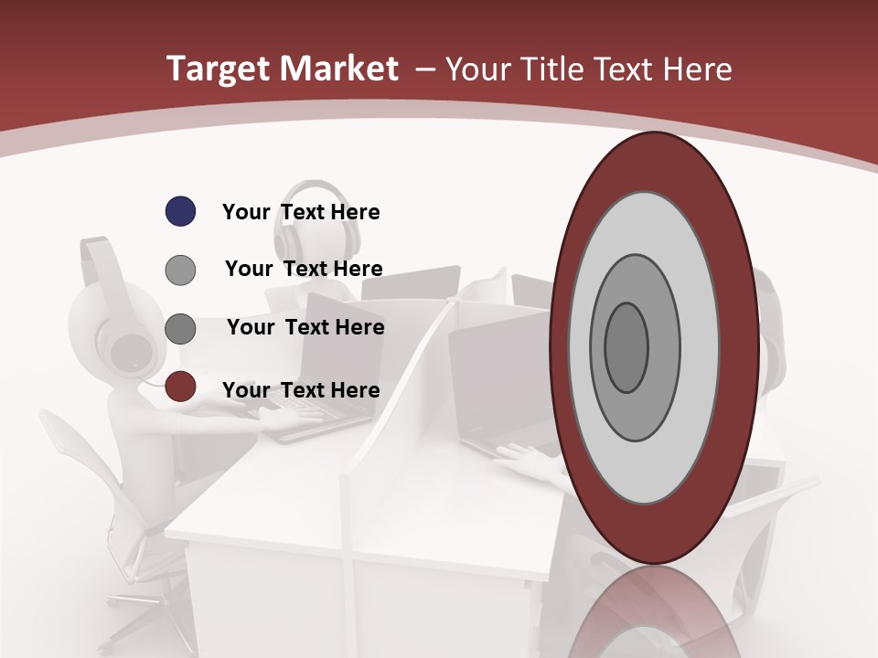 Render Microphone Man PowerPoint Template