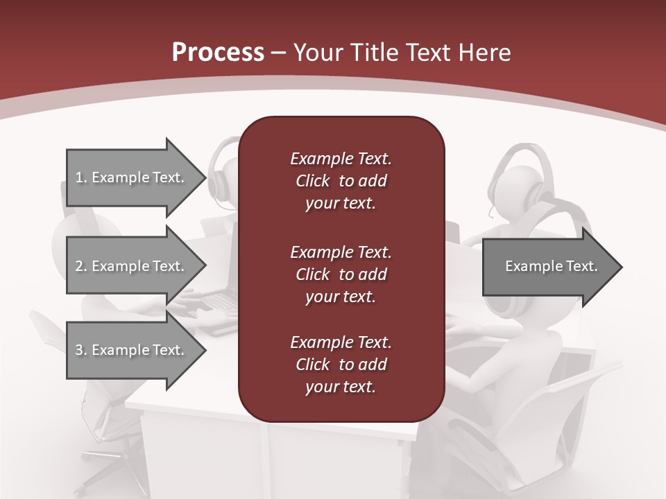 Render Microphone Man PowerPoint Template