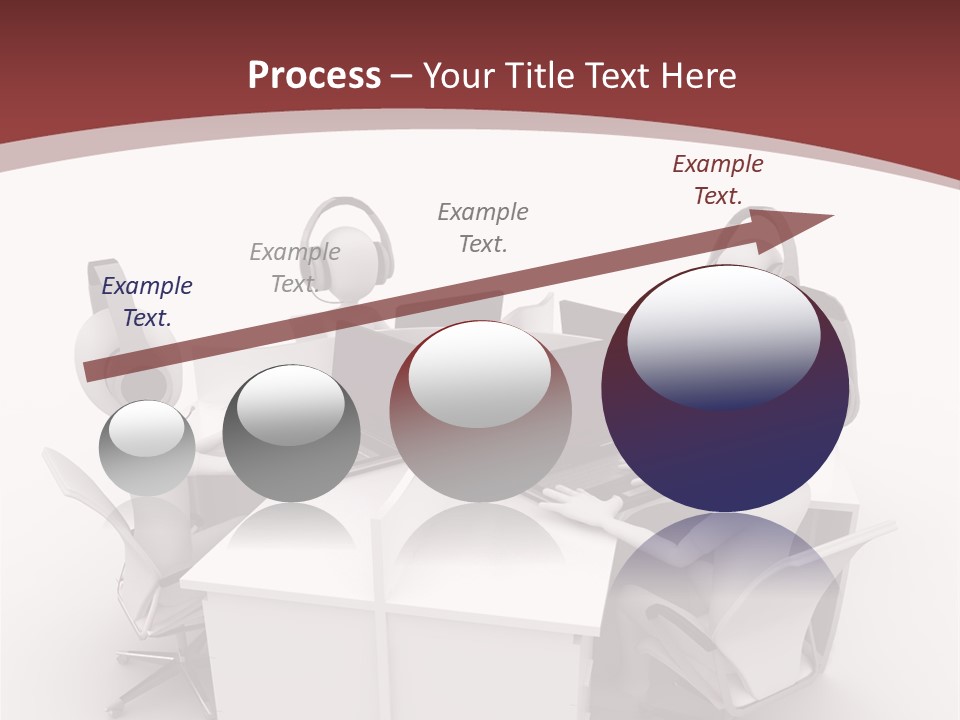 Render Microphone Man PowerPoint Template