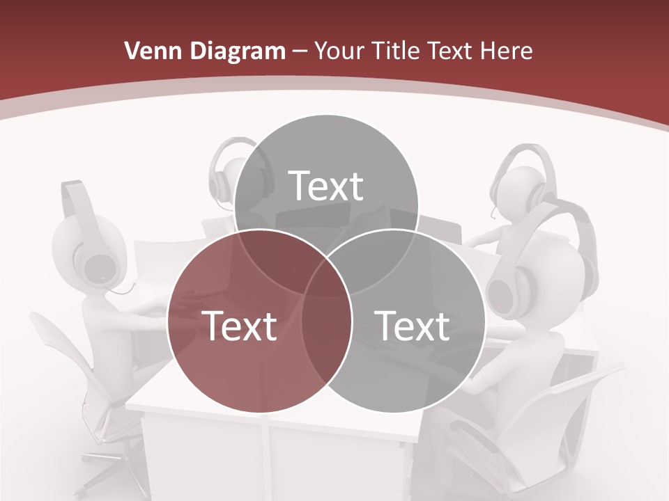 Render Microphone Man PowerPoint Template