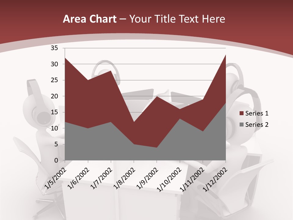 Render Microphone Man PowerPoint Template