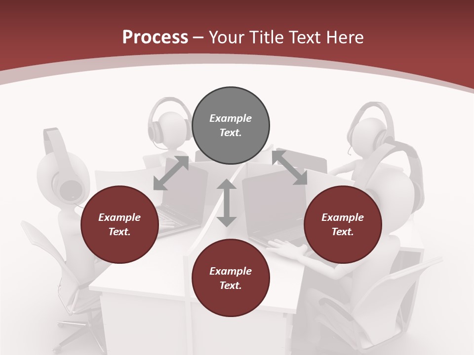 Render Microphone Man PowerPoint Template