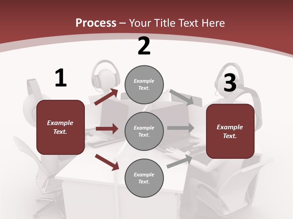 Render Microphone Man PowerPoint Template