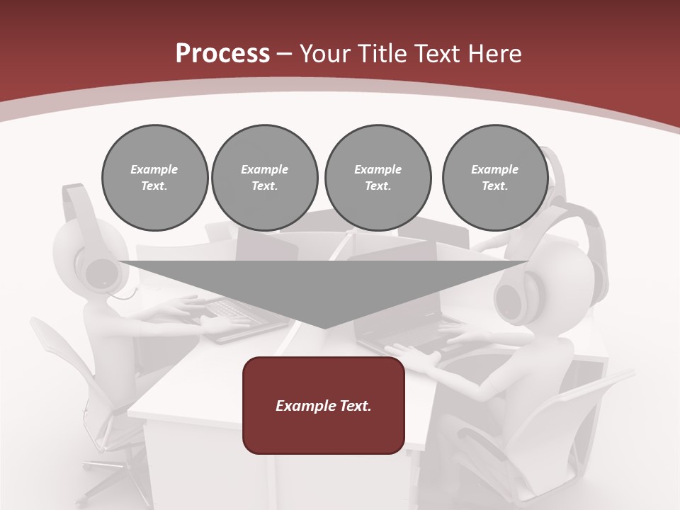 Render Microphone Man PowerPoint Template