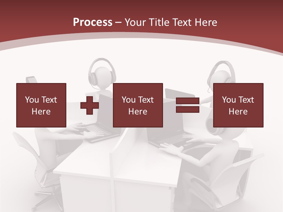 Render Microphone Man PowerPoint Template