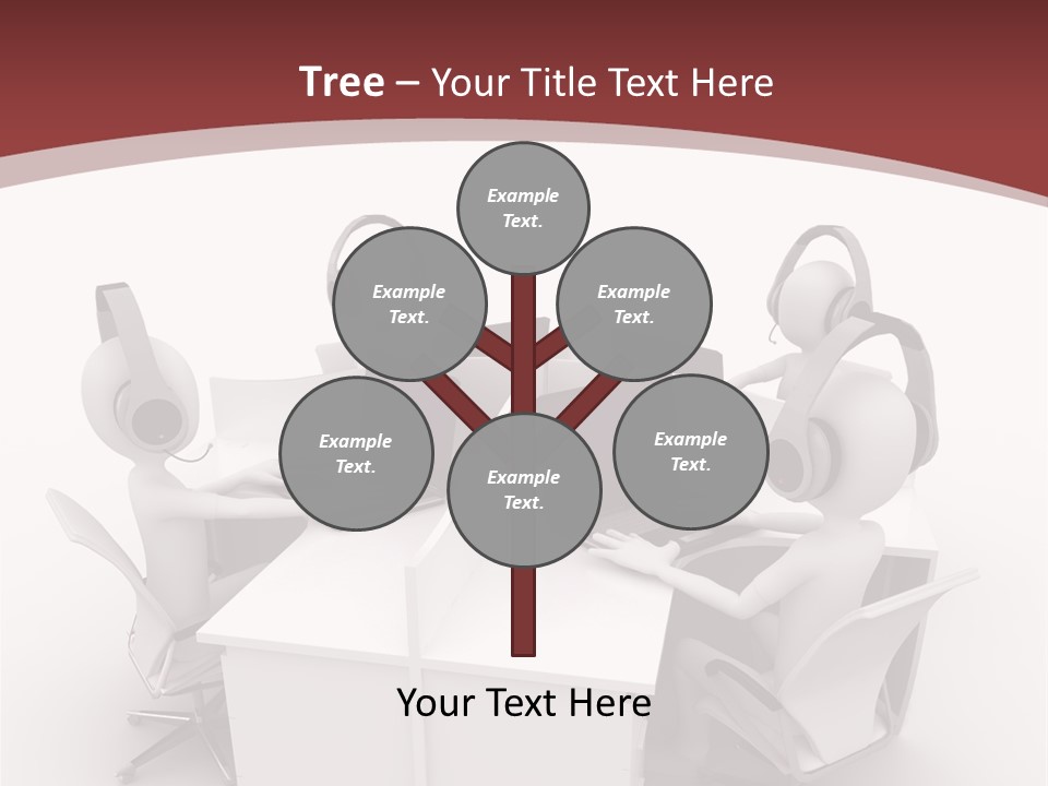 Render Microphone Man PowerPoint Template