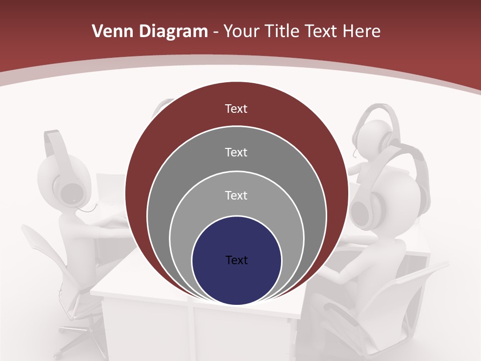 Render Microphone Man PowerPoint Template