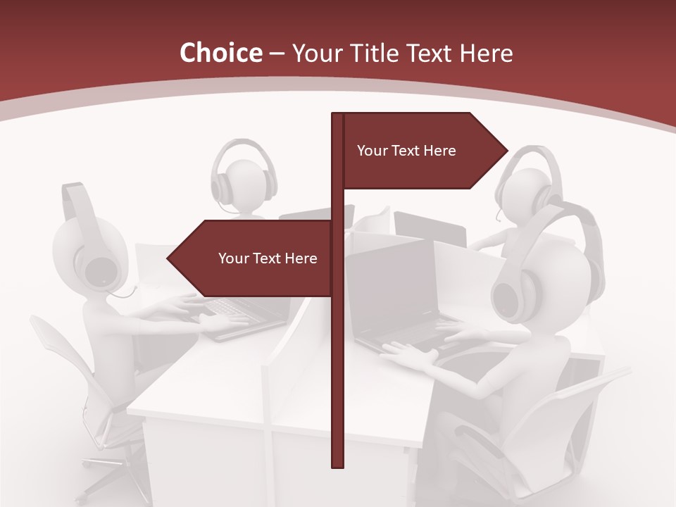 Render Microphone Man PowerPoint Template