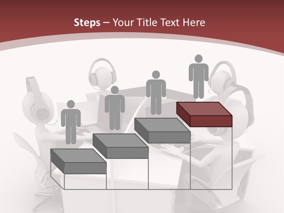 Render Microphone Man PowerPoint Template