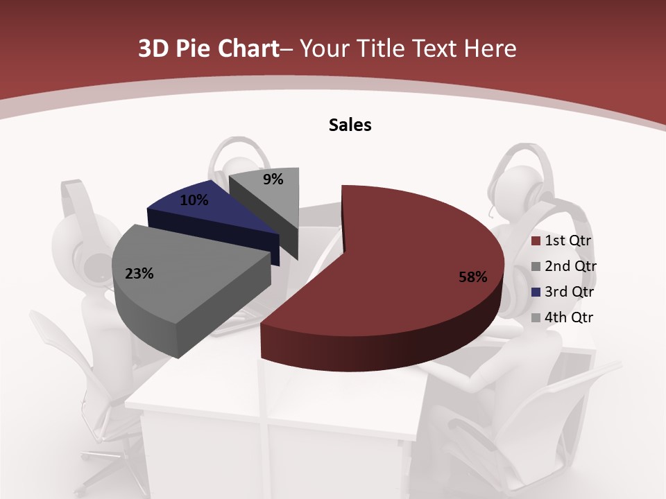 Render Microphone Man PowerPoint Template