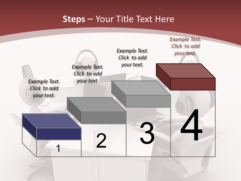 Render Microphone Man PowerPoint Template