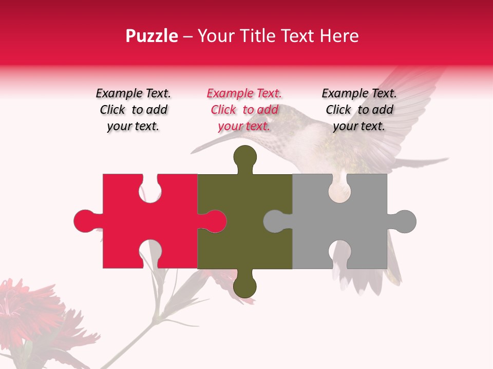 Throated Float Fragrant PowerPoint Template