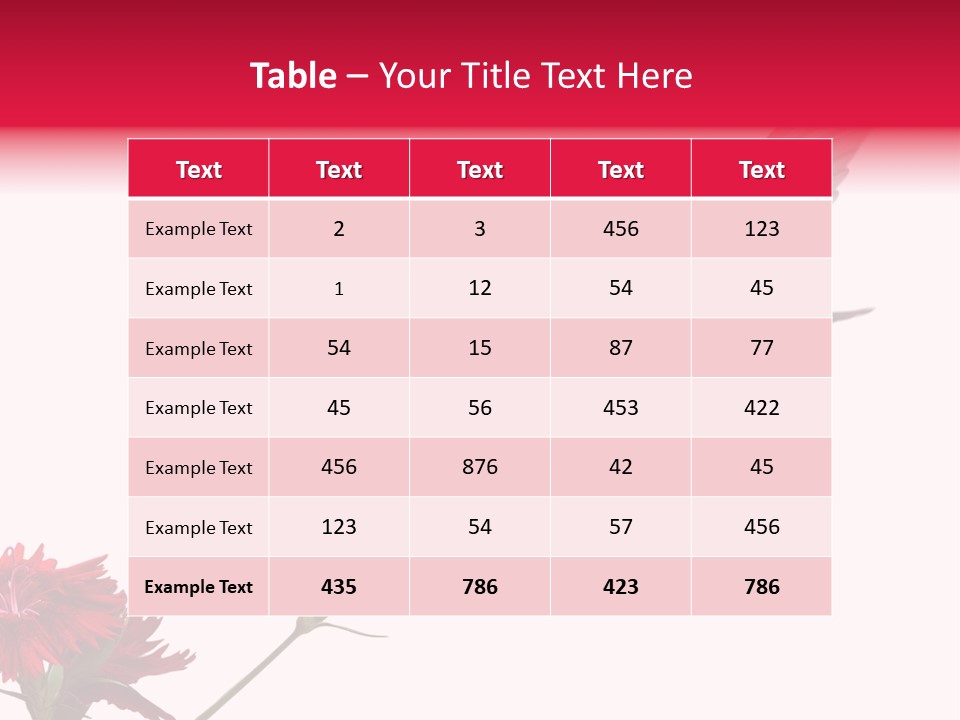 Throated Float Fragrant PowerPoint Template