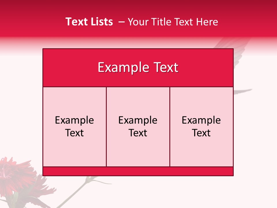 Throated Float Fragrant PowerPoint Template