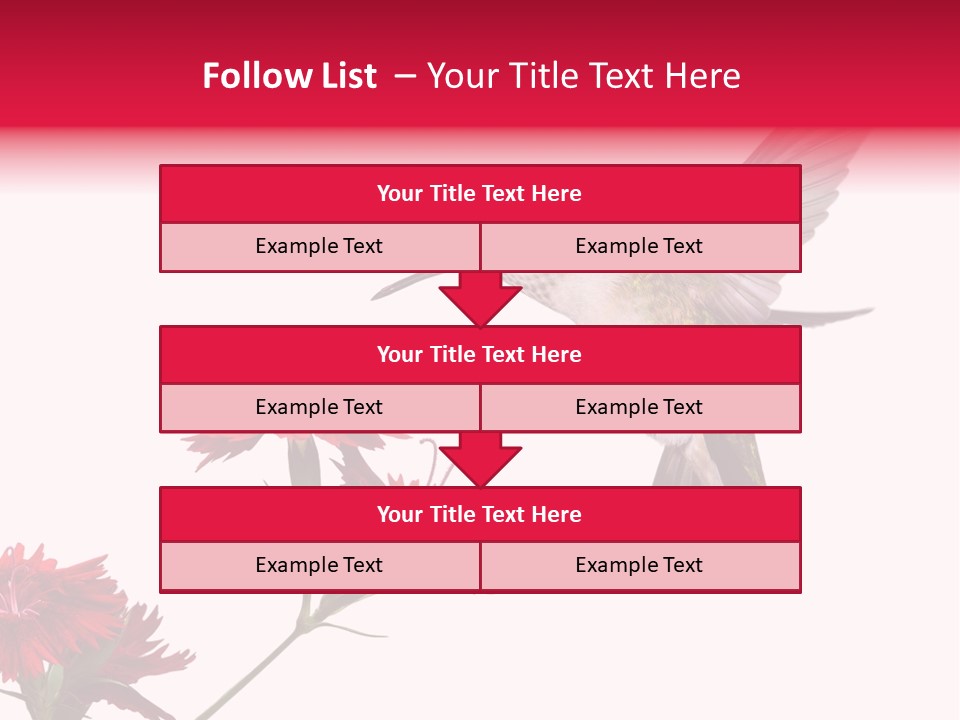 Throated Float Fragrant PowerPoint Template