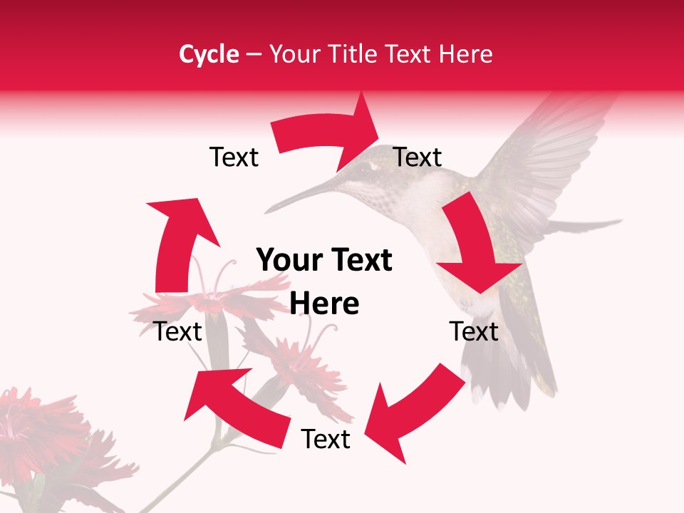 Throated Float Fragrant PowerPoint Template