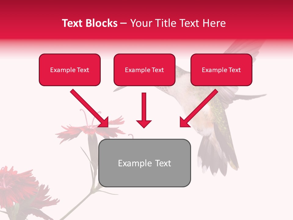Throated Float Fragrant PowerPoint Template