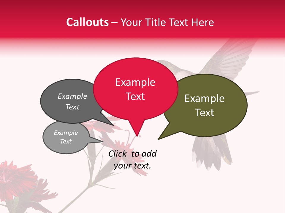 Throated Float Fragrant PowerPoint Template