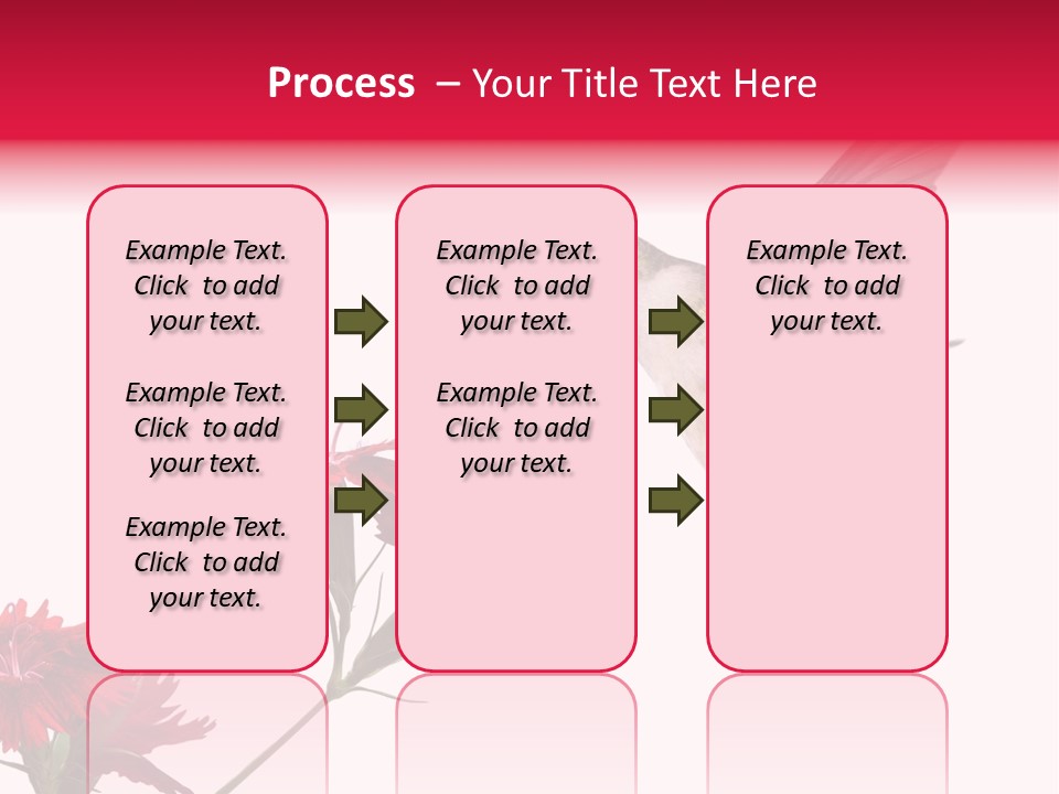 Throated Float Fragrant PowerPoint Template